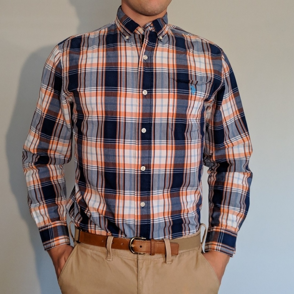 Navy and Orange POLO ASSN.